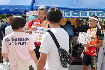 子育て支援フェア選手会イベント