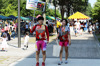 子育て支援フェア選手会イベント