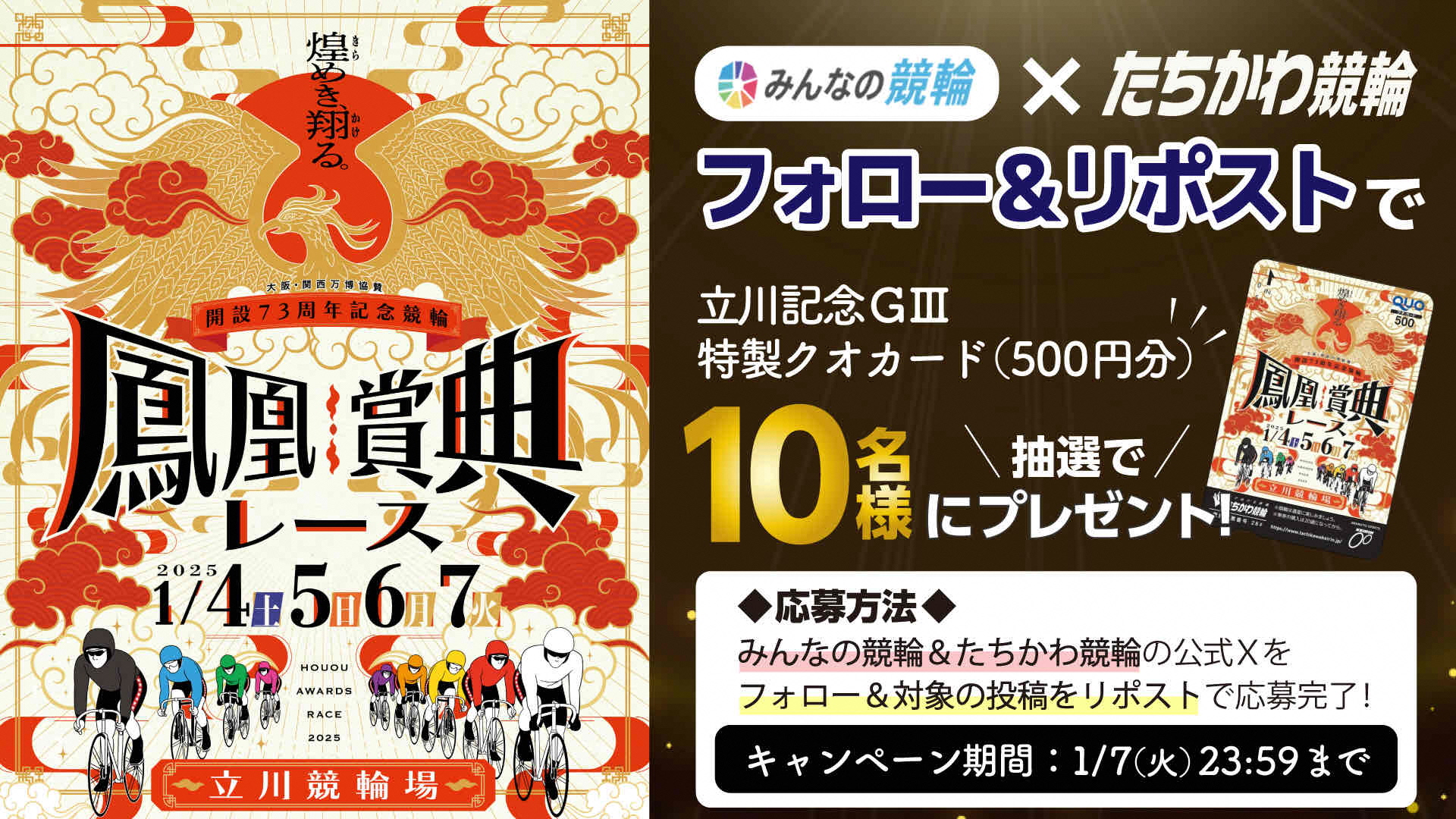 みんなの競輪コラボXキャンペーン